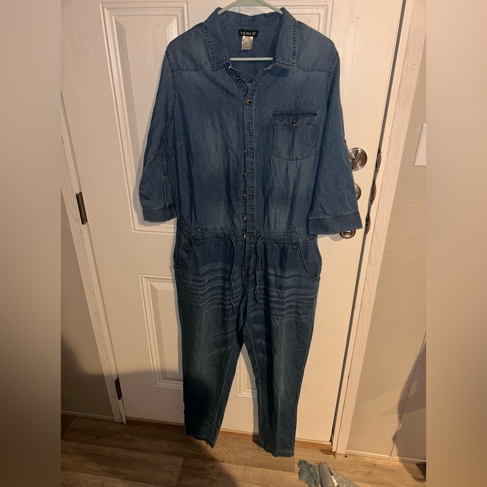 VENUS Blue Denim jumpsuit